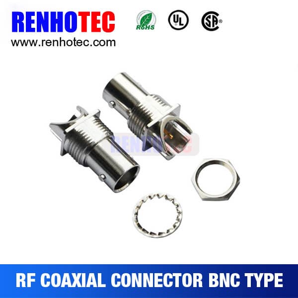 BNC Female PCB Edge Mount Receptacle RF Magnetic Connector